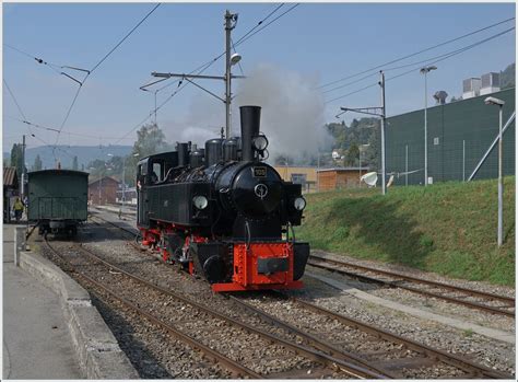 The SEG Mallet engine G 2x2/2 N° 105 of the heritage railway Blonay ...