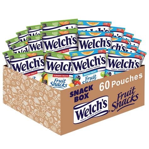 Amazon.com: Welch's Fruit Snacks, Mixed Fruit & Summer Fruits Variety Pack, Great for School ...