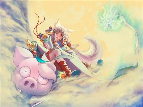 粉红飞天少女猪 由 rinoa33 创作 | 乐艺leewiART CG精英艺术社区，汇聚优秀CG艺术作品