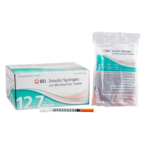 U 100 Insulin Syringes