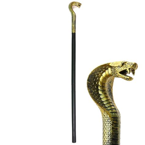Buy Skeleteen King Cobra Pimp Cane - Egyptian Style Staff or Scepter ...