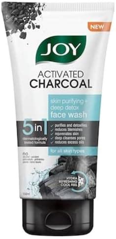 Joy Skin Fruits Activated Charcoal Face Wash, 150ml Tube : Amazon.in ...