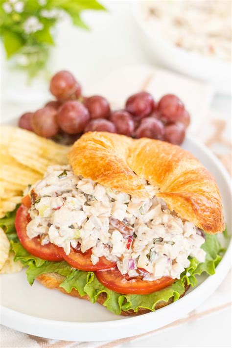 Chicken Salad Croissant Sandwich Recipe