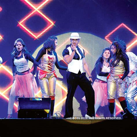 Amit Jadhav performs during the event.