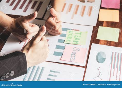 Group Asian Businessman Together Create a Mutually Beneficial Business ...