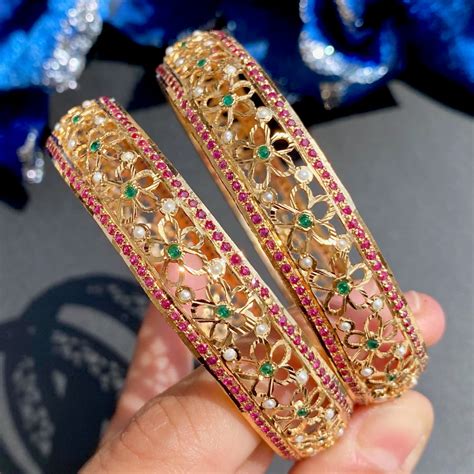 Bangles & Bracelets - Gold Plated Silver