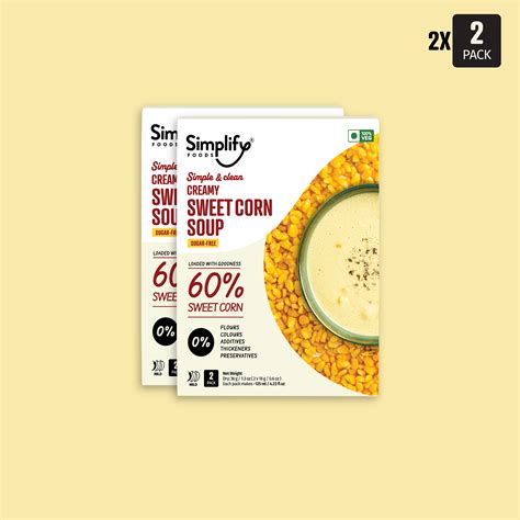 Creamy Sweet Corn Soup – Simplify | 100% Clean Foods