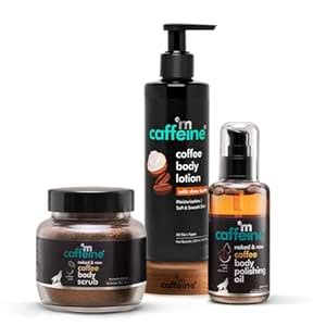 mCaffeine Coffee Body Toning & Polishing Kit | Nourishing; Tan Removal ...