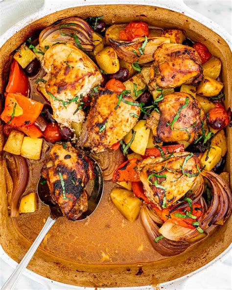 This Roasted Chicken and Vegetables is a family favorite that we make ...