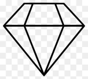 Diamond Symbol Free Icon - Black Diamond Shape Transparent - Free ...
