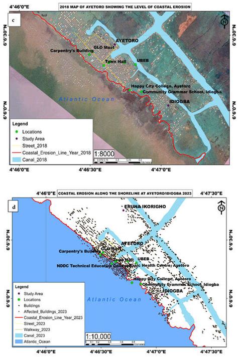 A Spatio-Temporal Analysis of Shoreline Changes in the Ilaje Coastal ...