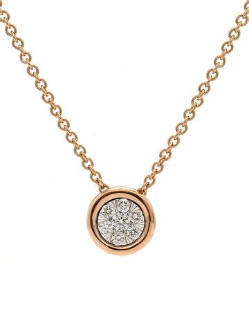 Real Diamond Illussion Solitaire Pendant With Diamonds by the yard Cha ...