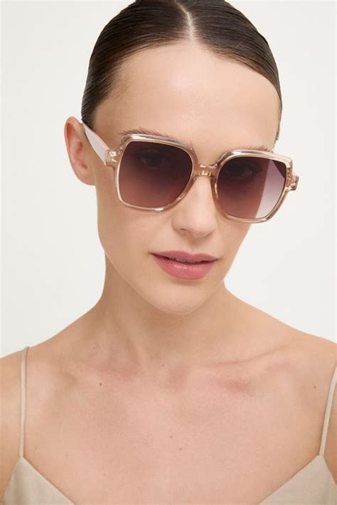 Answear.LAB okulary przeciwsłoneczne damskie kolor beżowy | Answear.com