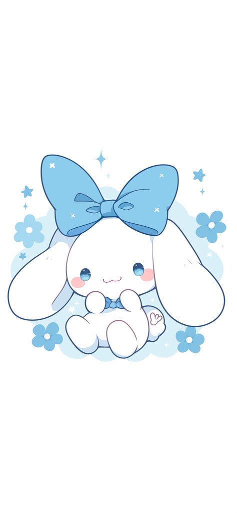 ☁️ Cute Cinnamoroll White Wallpaper - Sanrio Wallpaper Phone HD