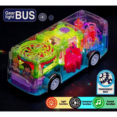 Buy Transparent Concept Racing Bus with 3D Flashing Lights on Snooplay ...