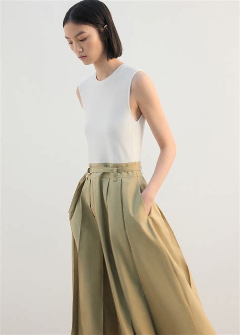 Flared midi-dress with belt - Women | MANGO USA