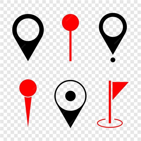 Premium Vector | The map pin icon set. Vector simple illustration ...