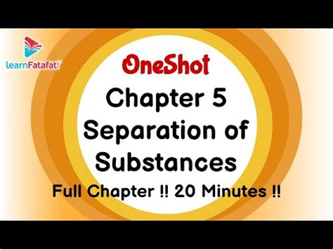 Video: Separation of Substances Video Lecture - Eureka Plus Class 6 ...