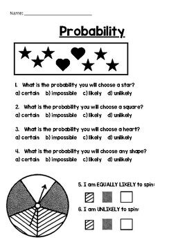 Image result for Probability Anchor Chart
