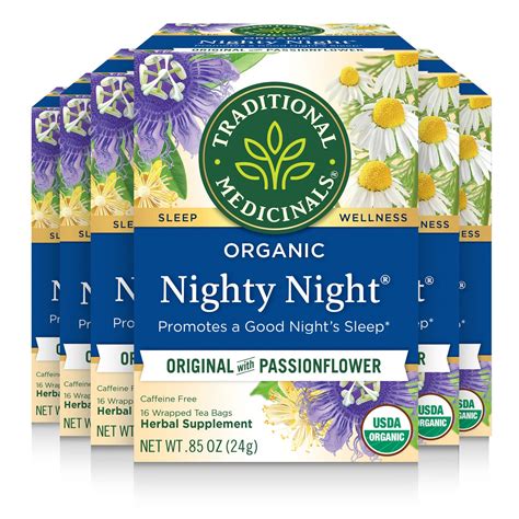 Amazon.com : Traditional Medicinals Tea, Organic Nighty Night, Relax ...