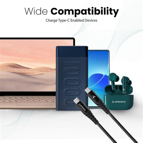 Ambrane 100 W Power Transfer braided Cable (1.5 M) - ABCC-100 – swag ...