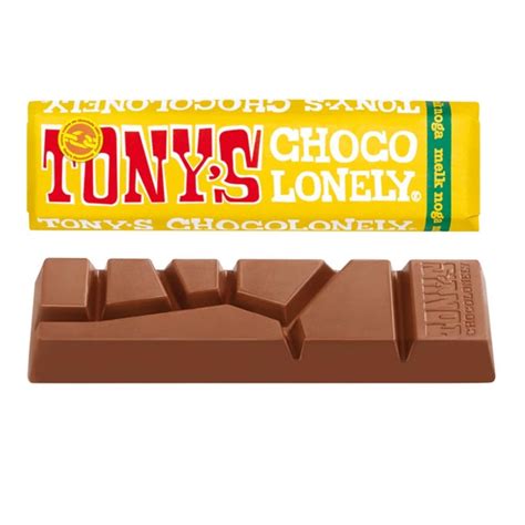 Tony's Chocolonely Milk Chocolate Bar with Honey Almond Nougat 47gm ...