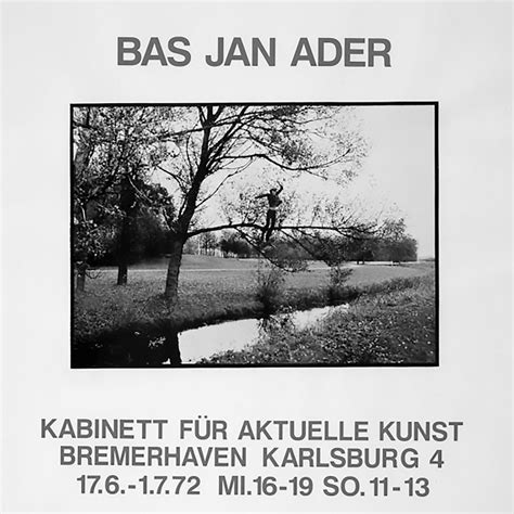 Bas Jan Ader | Opening tonight in Paris: Les Déserteurs featuring the ...
