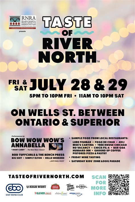 2023 TASTE OF RIVER NORTH – July 28 and 29 — RNRA Chicago