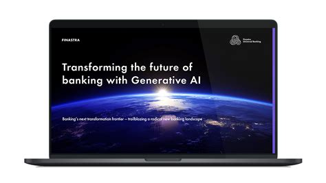 How generative AI is transforming financial services – and what it means for customers