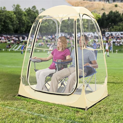 Eapele Sports Tent, Instant Pop-Up Tent Shelter, Outdoor Clean Bubble ...