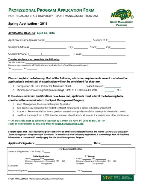 Image result for Professional Program Application Form