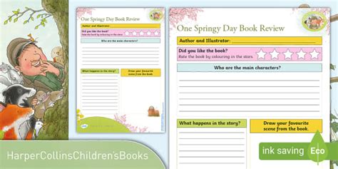 FREE! - Percy the Park Keeper: One Springy Day Book Review Frame