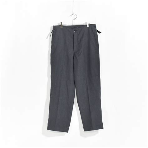 [UNPT57]un/unbient(アン/アンビエント)Wide Pull Pants/ T/W Twill (ワイドプルパンツ/T/W ...