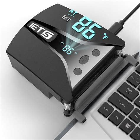 Buy IETS GT202UB vacuum laptop fan cooler With temperature display ...