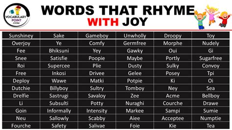 What Words Rhyme With Place at Alex Ansell blog