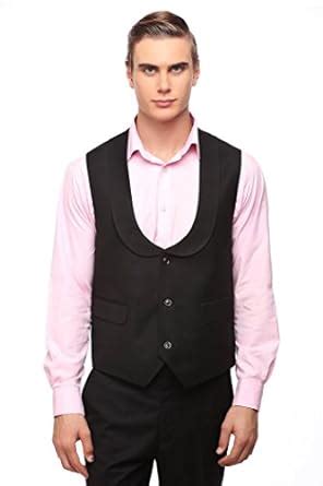 Buy LUXURAZI Essential Black Vest at Amazon.in