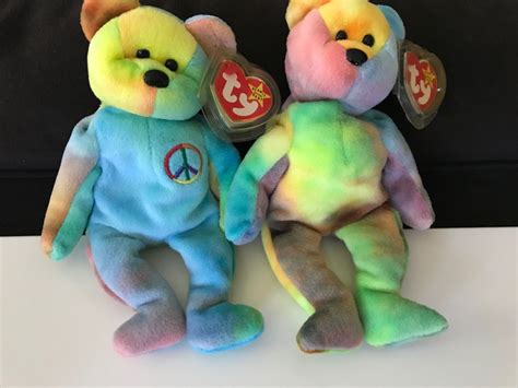 TY Beanies Babies Garcia Bear and Peace BearのeBay公認海外通販｜セカイモン