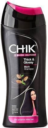 Chik Protein Solutions Thick & Glossy Black Shampoo 180ml (180 ml ...