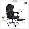 Kepler Brooks Italia Premium Leatherette Office Chair for Work | 3 ...