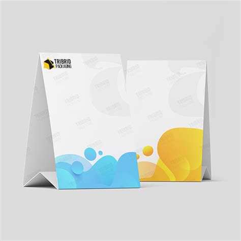 Table Tents - Tribrid Packaging