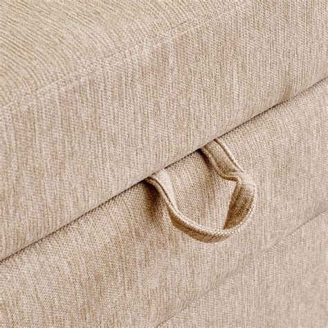Buy Helios Woodland Fabric 3-Seater Storage Sofa Bed with ...