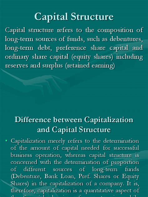 Capital Structure | PDF | Capital Structure | Financial Capital