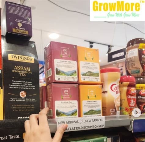 Buy Premium Tea in Gurgaon: VRD Tea Now Available at Grow More Stores ...