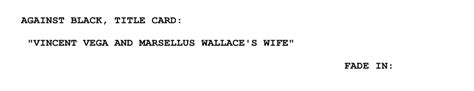 Image result for Pulp Fiction Script