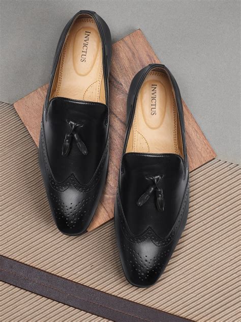 INVICTUS Men Black Formal Slip-on Shoes - Price History