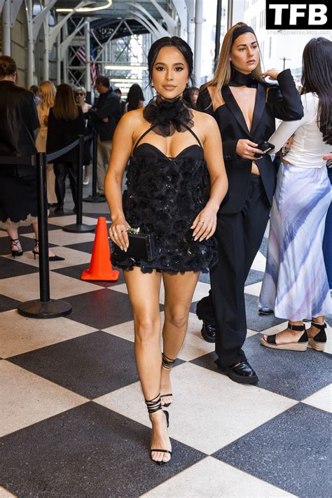 Becky G Attends Carolina Herrera During New York Fashion Week In NYC (41 New Photos ...