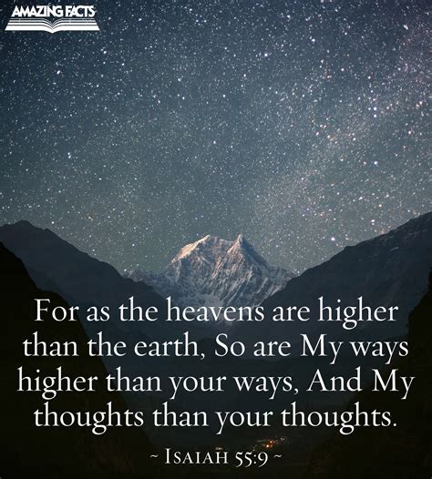 Isaiah 55:9 | Book of isaiah, Scripture pictures, Isaiah