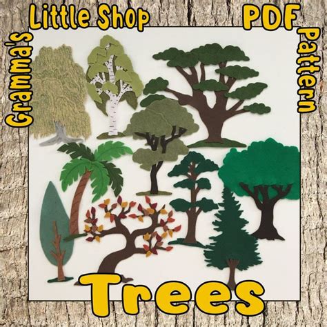 Image result for Felt Tree Pattern