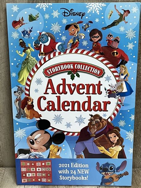 Disney Advent Calendar Storybook Collection - Printable Calendar Template
