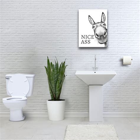 Funny Bathroom Wall Art – 12x16in – Naturaliztas